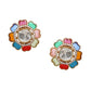 Round Multi Studs - Ruby Raang - Swadesiicart
