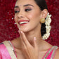 Round Golden Studs - Ruby Raang - Swadesiicart