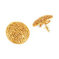 Round Golden Studs - Ruby Raang - Swadesiicart