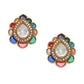 Teardrop Multi Studs - Ruby Raang - Swadesiicart