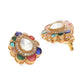 Teardrop Multi Studs - Ruby Raang - Swadesiicart