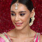 Kundan Maang Tikka with Diamonds - Ruby Raang | Swadesiicart
