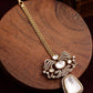 Kundan Maang Tikka with Diamonds - Ruby Raang | Swadesiicart