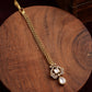 Kundan Maang Tikka with Diamonds - Ruby Raang | Swadesiicart