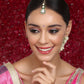 Kundan Maang Tikka with Meenakari - Ruby Raang | Swadesiicart