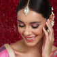 Kundan Maang Tikka with Diamonds - Ruby Raang | Swadesiicart
