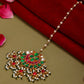 Multi Meenakari Maang Tikka - Ruby Raang | Swadesiicart