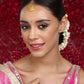 Golden Maang Tikka - Ruby Raang | Swadesiicart