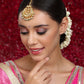 Kundan Chand Maang Tikka - Ruby Raang | Swadesiicart