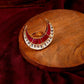 Half Moon Kundan Ring - Ruby Raang | Swadesiicart