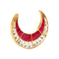 Half Moon Kundan Ring - Ruby Raang | Swadesiicart