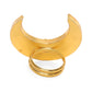 Half Moon Kundan Ring - Ruby Raang | Swadesiicart