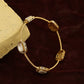 Kundan Bangle - Ruby Raang - Swadesiicart