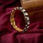 Kundan and Meenakari Bangle - Ruby Raang - Swadesiicart