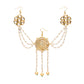 Kundan Juda Pin with Pearls - Ruby Raang | Swadesiicart
