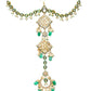 Kundan and Stone Hair Braid (Chotti) - Ruby Raang | Swadesiicart