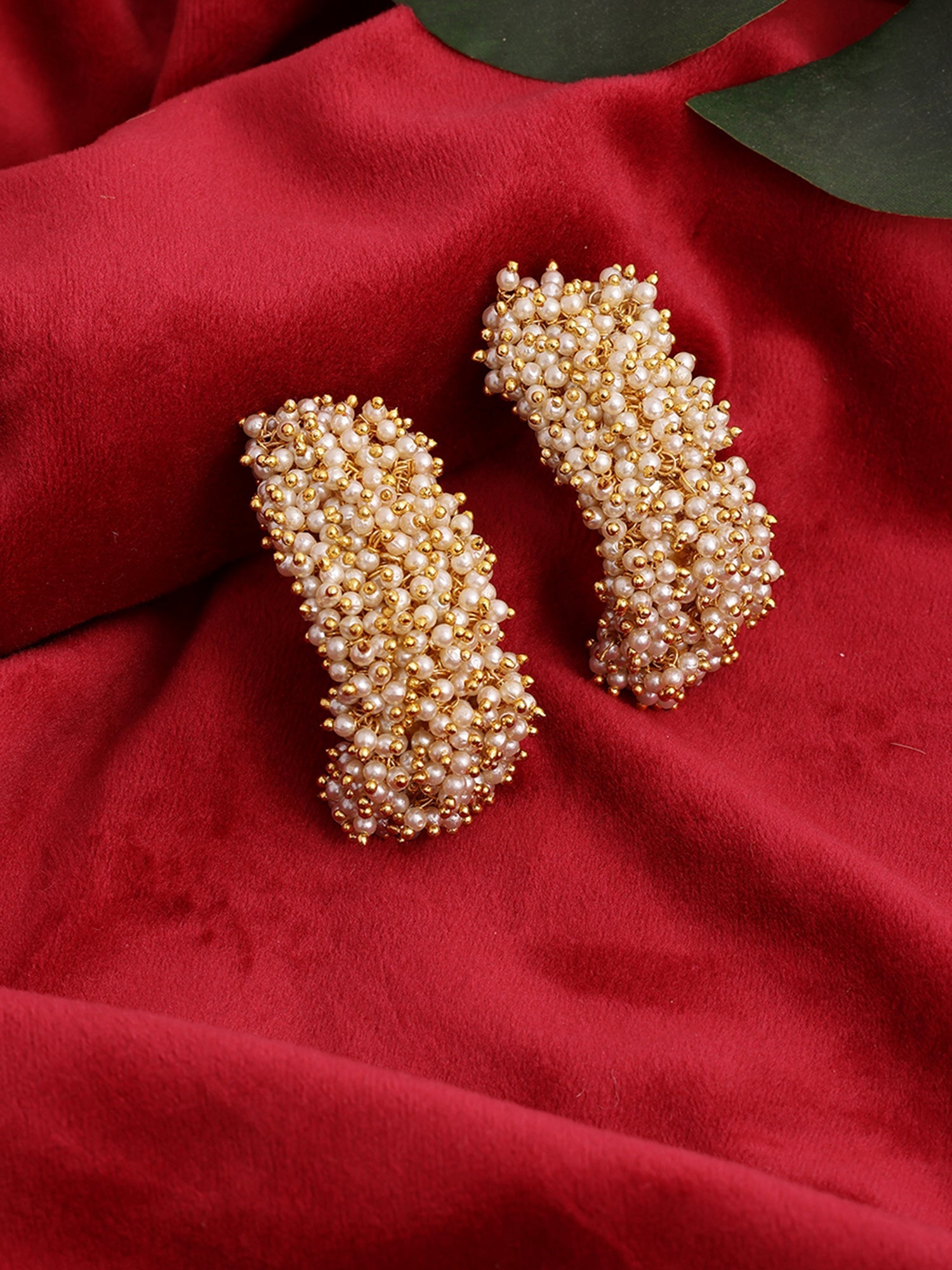 Pearl Loops - Ruby Raang - Swadesiicart