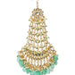 Kundan and Stone Passa/Jhoomer - Ruby Raang | Swadesiicart