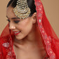 Kundan and Stone Passa/Jhoomer - Ruby Raang | Swadesiicart