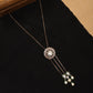 Kundan Long Necklace - Ruby Raang | Swadesiicart