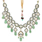 Kundan and Stone Meenakari Necklace - Ruby Raang | Swadesiicart