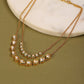 Double Layered Kundan Neckpiece - Ruby Raang | Swadesiicart