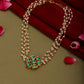 Meenakari Kundan Choker in Pearl Strings - Ruby Raang | Swadesiicart