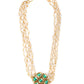 Meenakari Kundan Choker in Pearl Strings - Ruby Raang | Swadesiicart