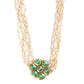 Meenakari Kundan Choker in Pearl Strings - Ruby Raang | Swadesiicart