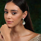 Kundan and Meenakari Earrings - Ruby Raang - Swadesiicart