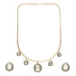 Hasli Neckpiece with Studs - Ruby Raang - Swadesiicart
