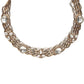 Golden Kundan & Mossainite Hasli Choker with Studs - Ruby Raang - Swadesiicart