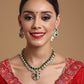 Multi Color Kundan and Stone Choker with Earrings - Ruby Raang - Swadesiicart