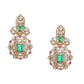 Multi Color Kundan and Stone Choker with Earrings - Ruby Raang - Swadesiicart