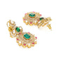 Multi Color Kundan and Stone Choker with Earrings - Ruby Raang - Swadesiicart