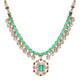 Multi Color Kundan and Stone Choker with Earrings - Ruby Raang - Swadesiicart