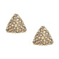 Triangle Dual Tone Kundan Earrings - Ruby Raang | Swadesiicart