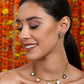 Kundan Hasli with Matching Studs - Ruby Raang - Swadesiicart