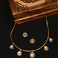Kundan Hasli with Matching Studs - Ruby Raang - Swadesiicart