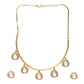Hasli with Kundan & Mossainite & Matching Studs - Ruby Raang - Swadesiicart