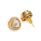 Hasli with Kundan & Mossainite & Matching Studs - Ruby Raang - Swadesiicart