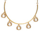 Hasli with Kundan & Mossainite & Matching Studs - Ruby Raang - Swadesiicart