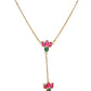 Handcrafted Patchi Kundan Necklace with Studs - Ruby Raang - Swadesiicart