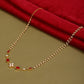Red Stone & Clear Patchi Kundan in Pearl Kamar Band - Ruby Raang | Swadesiicart