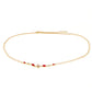 Red Stone & Clear Patchi Kundan in Pearl Kamar Band - Ruby Raang | Swadesiicart