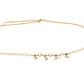 Green Stone & Clear Patchi Kundan in Pearl Kamar Band - Ruby Raang | Swadesiicart