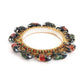 Elephant Blue Meenakari Handcrafted Heavy Bangles (set of 2) - Ruby Raang - Swadesiicart