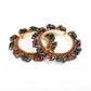 Elephant Blue Meenakari Handcrafted Heavy Bangles (set of 2) - Ruby Raang - Swadesiicart