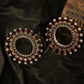 Oversized Pearl Meenakari Handcrafted Heavy Bangles (set of 2) - Ruby Raang - Swadesiicart