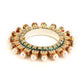 Oversized Pearl Meenakari Handcrafted Heavy Bangles (set of 2) - Ruby Raang - Swadesiicart